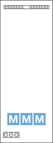 Multimediafeld 500x1350x150mm