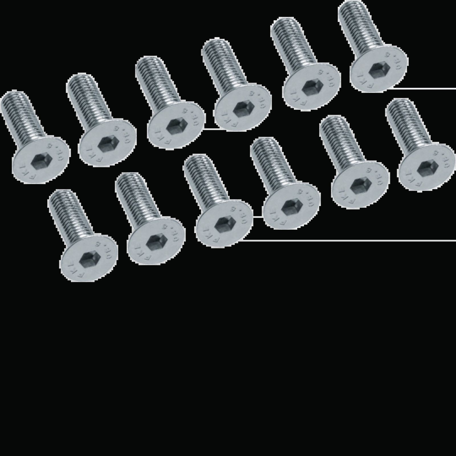 Flachrundschraube M12x40mm Flachkopf g/vz