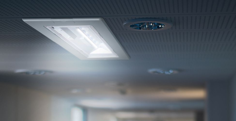 LED-Sicherheitsleuchte ELX 3W 4000K IP54 1LED Aufb/Einb auto.Selbstt dezentr