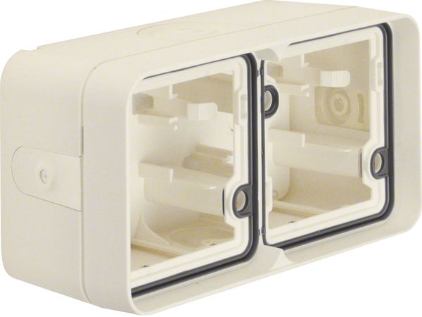 Gehäuse AP 2f Kst polws W.1 mt AP-Geh IP55