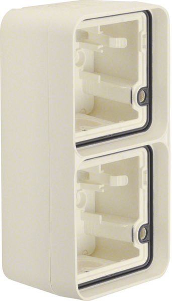 Gehäuse AP 2f Kst polws W.1 mt AP-Geh IP55