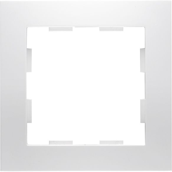 Rahmen 1f alu glz Kst f.GEB-K Thermopl Unterputzmontage