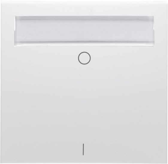 Wippe Schalter alu glz Kennz.0/1 Geeignet für Bussystem-Tasterankopplung