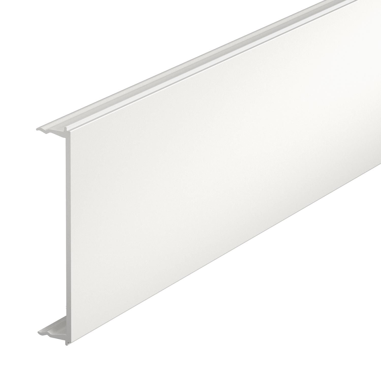 Oberteil GEB-K Kst rws SIGNA BASE unbeh 80x2000mm glatt RAL9010