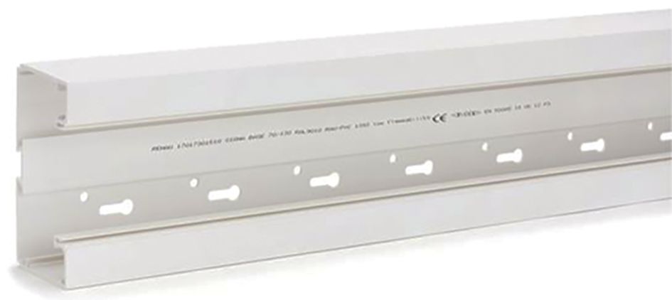 Geräteeinbaukanal Kst SIGNA BASE GEB-K 130x70mm rws RAL9010 unbeh 7456qmm