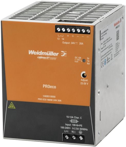 Wechselstromversorgung DC 22-28V 20A 527,5VA 480W Kurzschlussf Stabilisiert