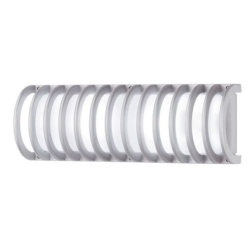 LED-Decken-/Wandleuchte NIKKO+ 15W 3000K 641lm gr Konv IP65 423x148x130mm