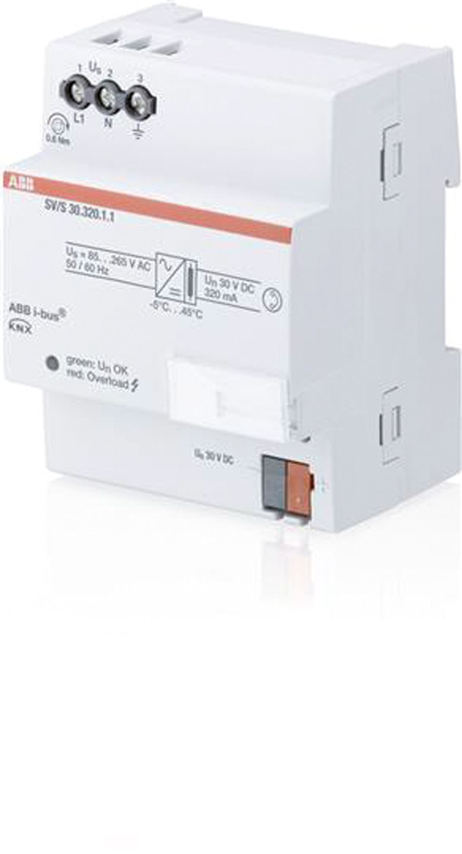 Spannungsversorgung KNX REG 4TE 320mA LED m.LED-Anz