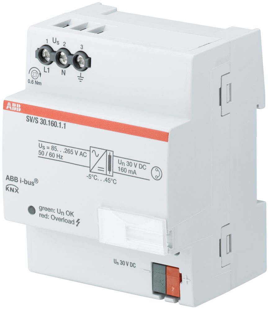 Spannungsversorgung KNX REG 4TE 320mA LED m.LED-Anz