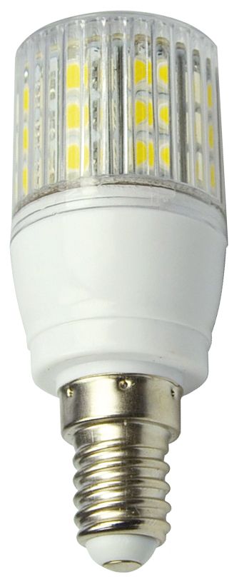 LED-Röhrenlampe E14 4W 6300K 390lm F kl 330° ws UC Ø31x83mm 10-30V