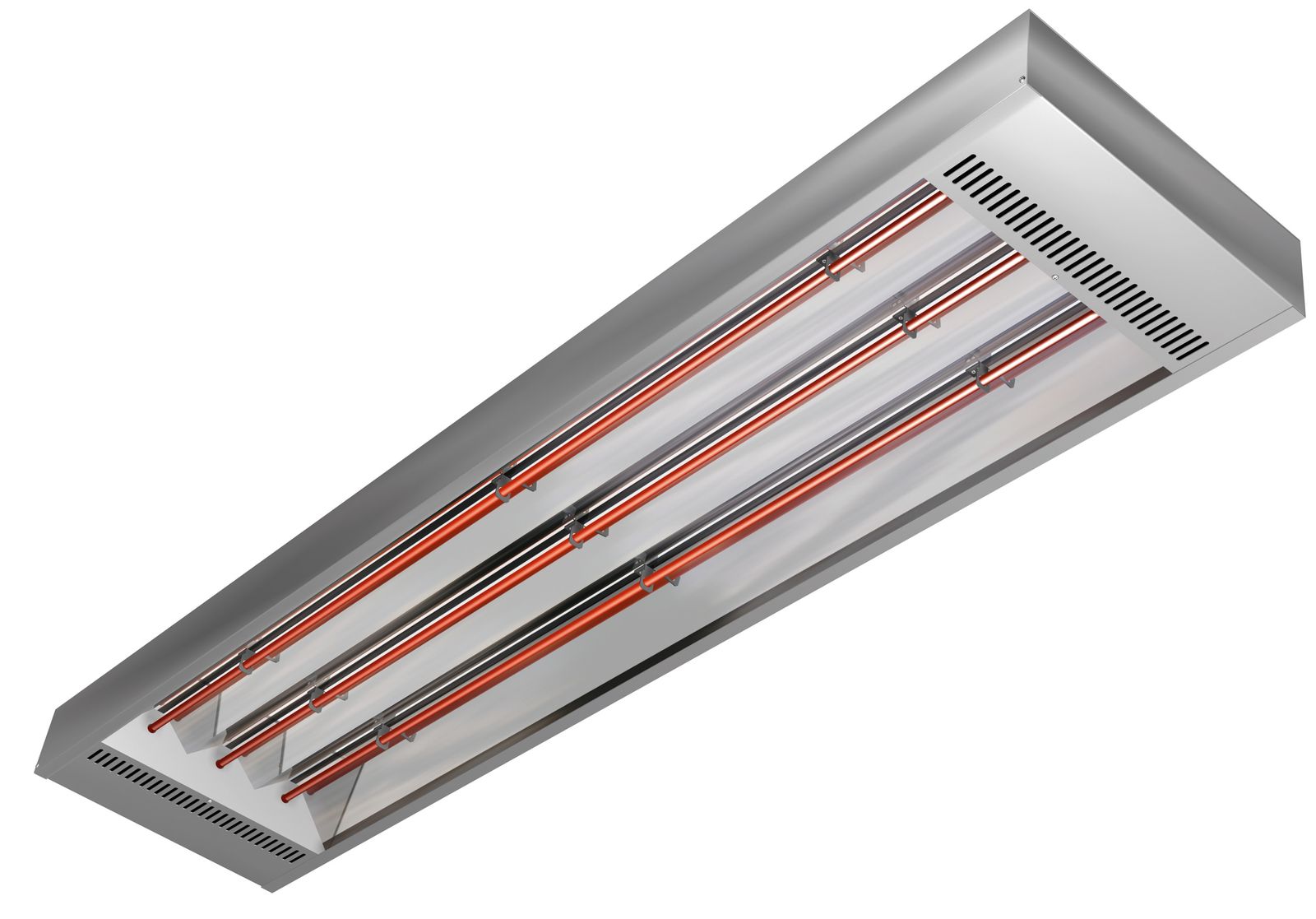 Deckenstrahler IP44 4500W Alu 1stuf 230-400V 1360x80x300mm