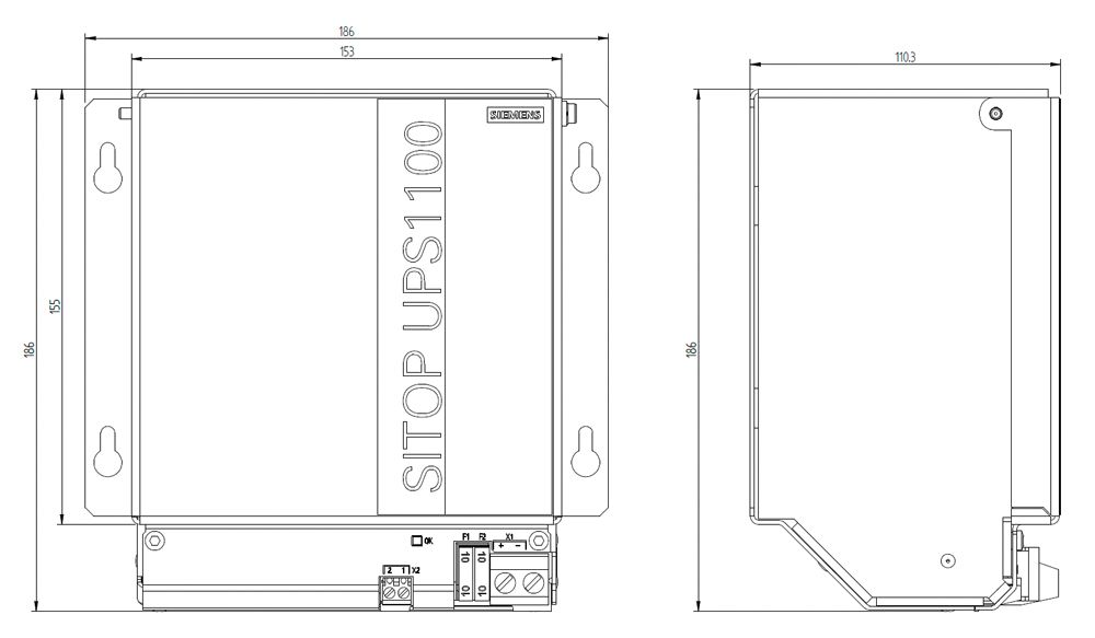 Akkupack 24V Blei 7000mAh 12zell 110x186x186mm