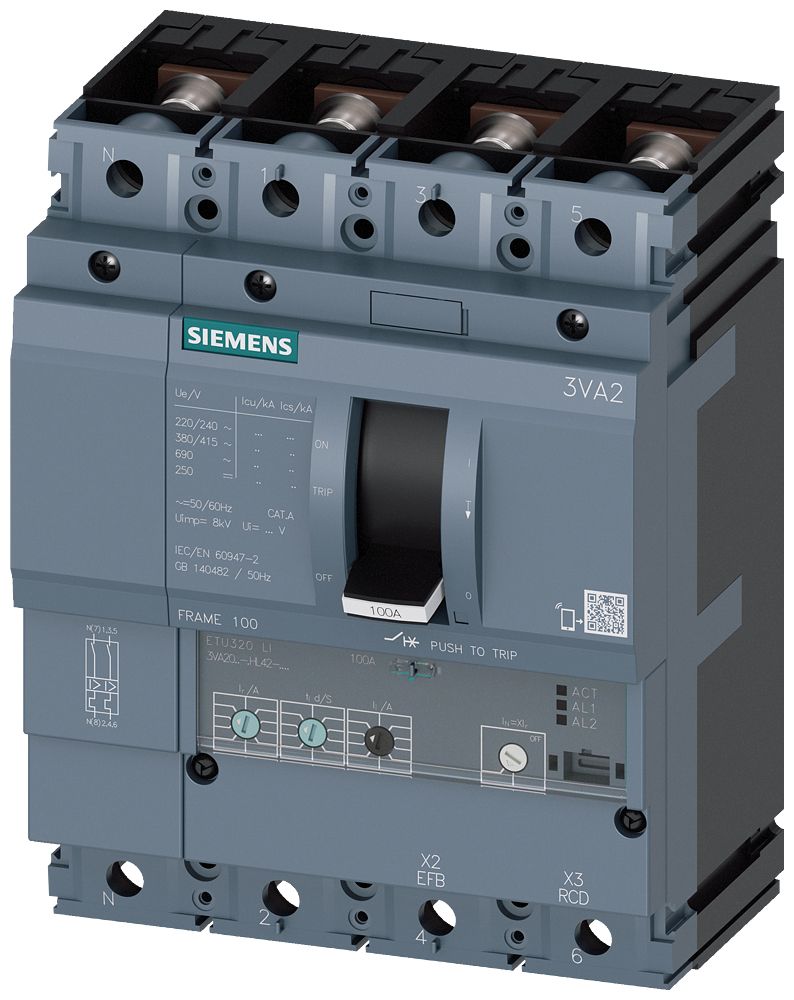Leistungsschalter 25A 4p 1A/In IP40 opt.Motorantr Motorantrieb optional