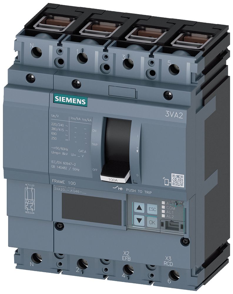 Leistungsschalter 40A 4p 1A/In IP40 opt.Motorantr Motorantrieb optional
