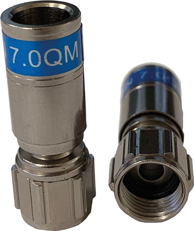 IEC-Stecker Rundkabel 75O Winkelsteck Iso.Einb 75Ohm Isolierter Einbau