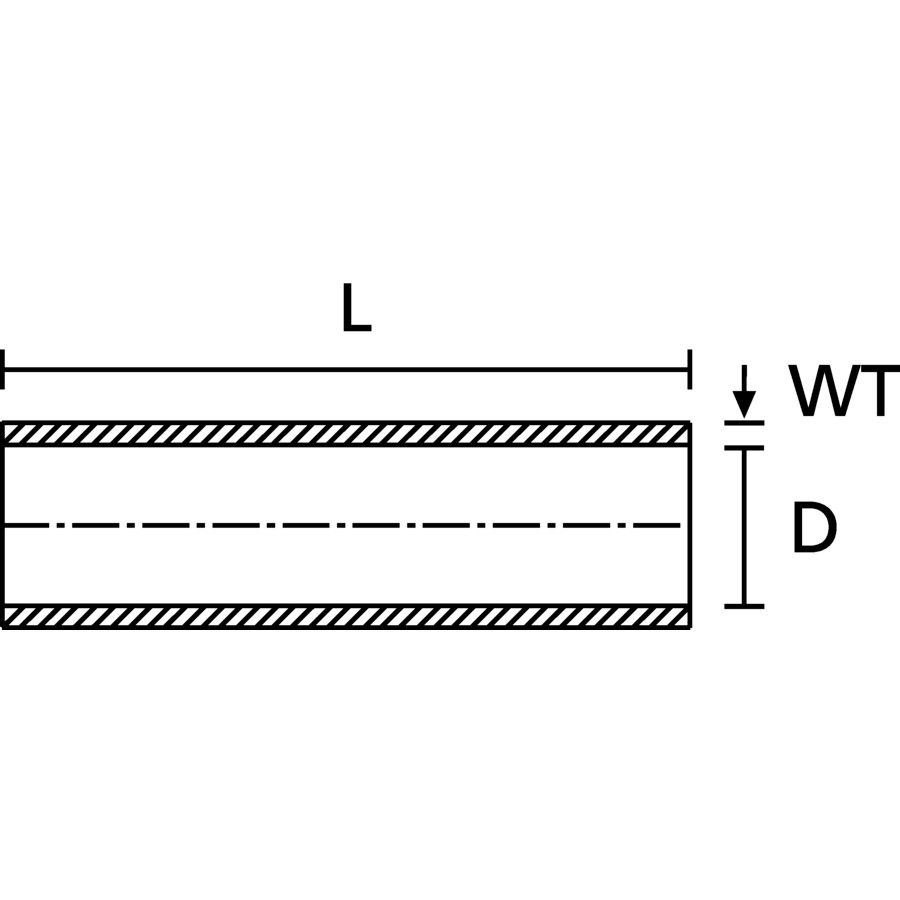 Kabelisolierschlauch Ø7,5mm sw Streckt