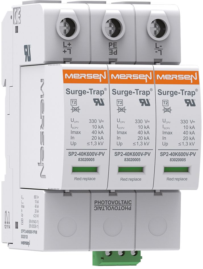 Überspannungsableiter DC Surge-Trap 4kV Netzform- 1060VDC m.Fernmeldekont 3TE