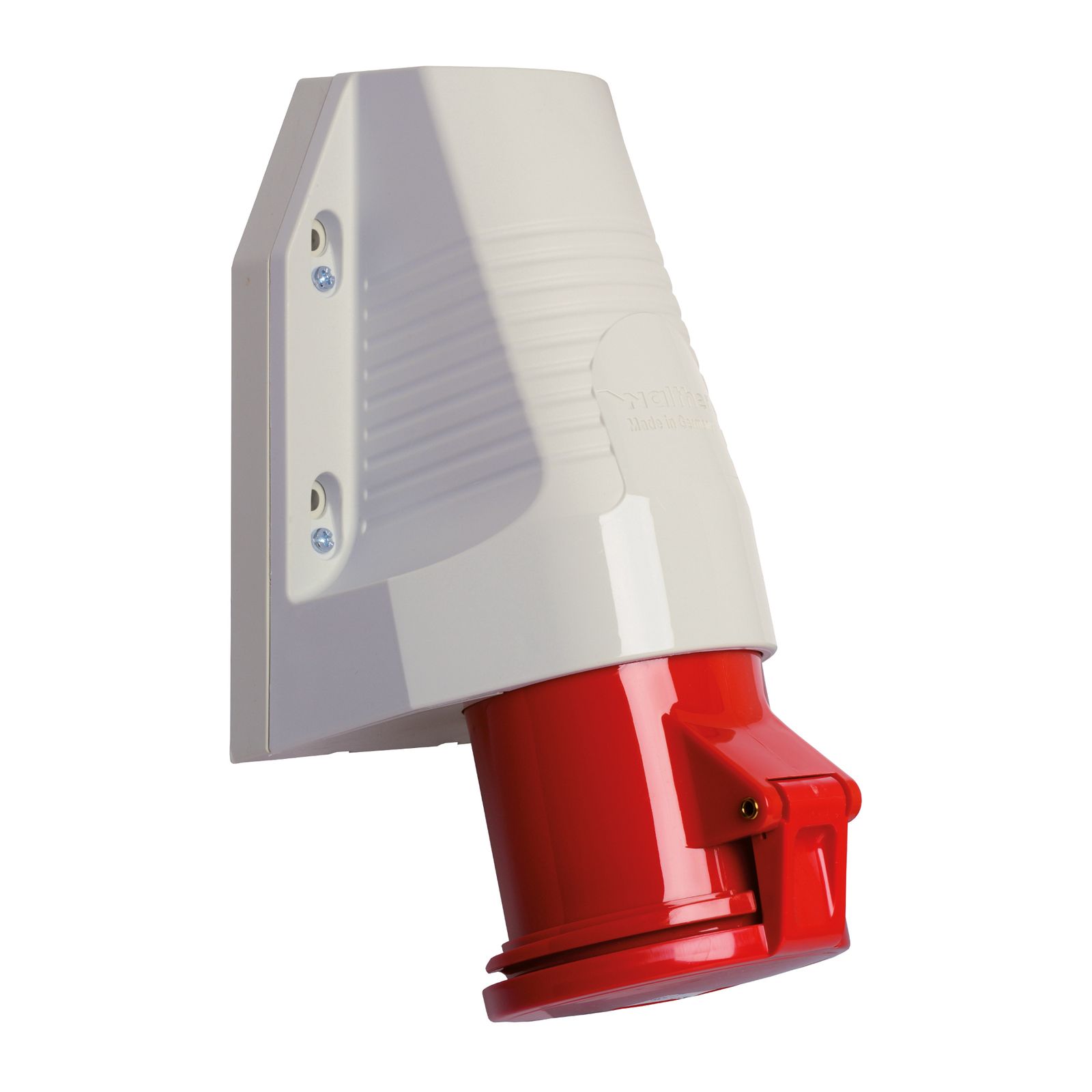 CEE-Steckdose 5p 63A 6h 400V/rt IP44 AP Schraubkl Kst