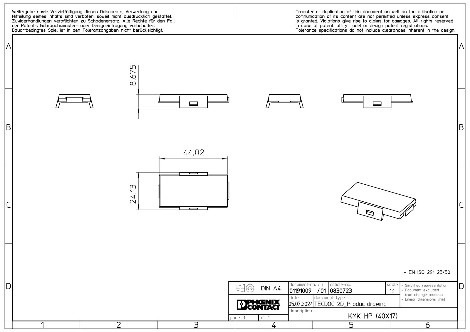 Kabelmarkierung tra Etikett Ø9mm Kst 40x17mm transp Mit Textfeld