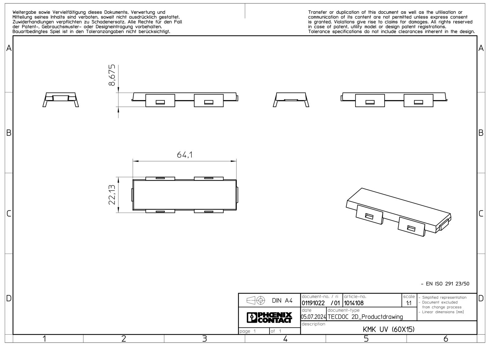 Kabelmarkierung tra Etikett Ø9mm Kst 15x60mm transp Mit Textfeld