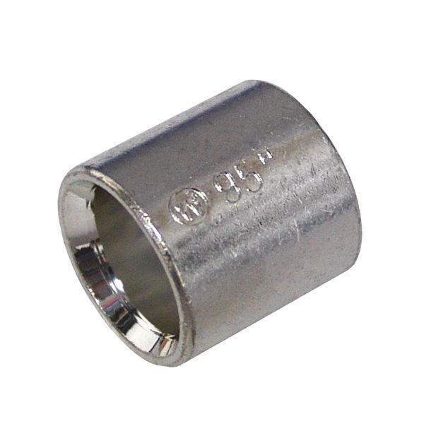 Parallelverbinder DIN 35qmm f.Massiv Cu kurz Geeignet für massive Leiter blank