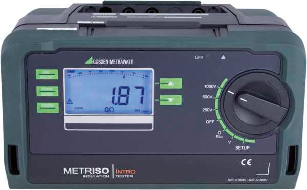 Isolationsmessgerät digi Batt analog_Balkenanz 0,00001-9990MOhm