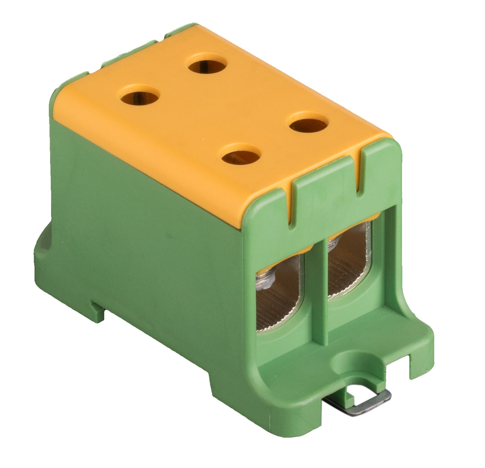 Hauptleitungsklemme 4Eing gn/ge 2pol berührsich REG schraub 16-95qmm/Zu