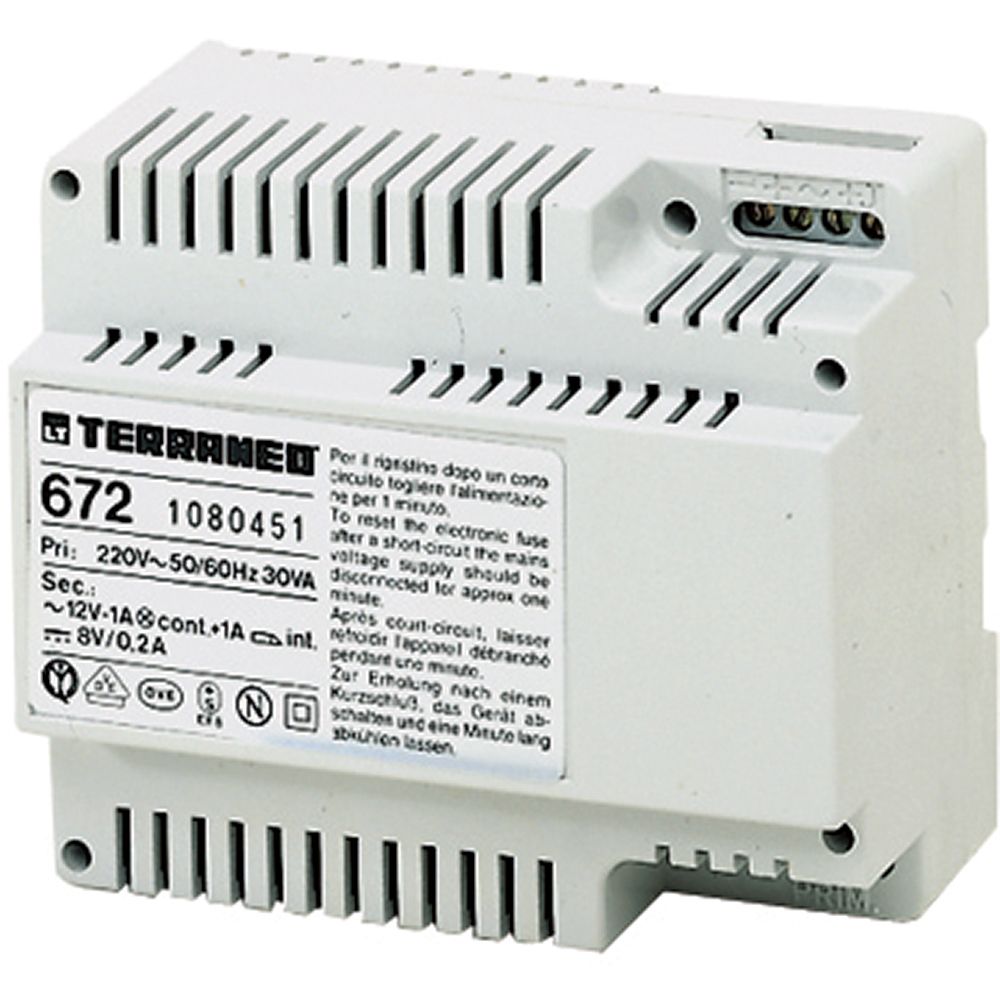 Lade-Netzteil Türstat 8V AC Mehrdr IP20 50Tln Außenstation