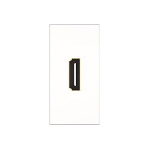 Zentralplatte HDMI 0,5f ws Klemmbef ohne