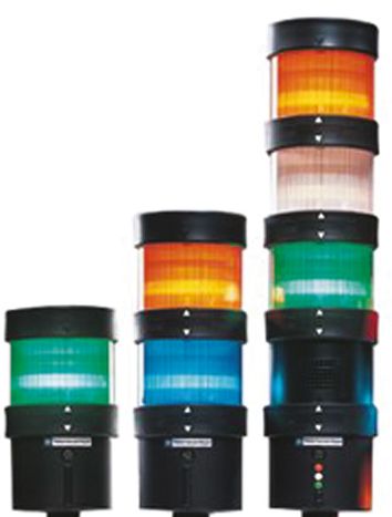 Dauerlicht LED Ø60mm IP65 24V/50Hz UC sw