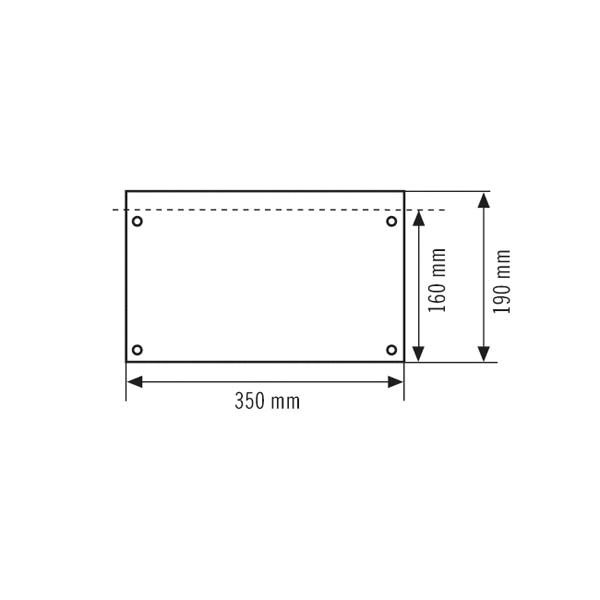 Piktogramm Rettungsweg Acrylglasplatte dpls Doppelseitig links und rechts