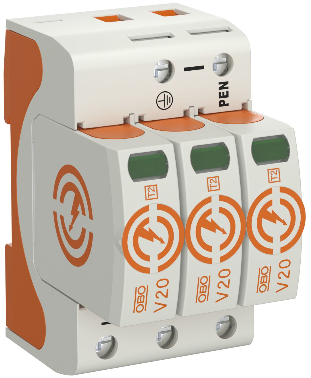 Überspannungsableiter TN/TN-CNetzform-/TN-S Netzform-TN/TN-C/TN-C-S/TN-S 230VAC 3TE