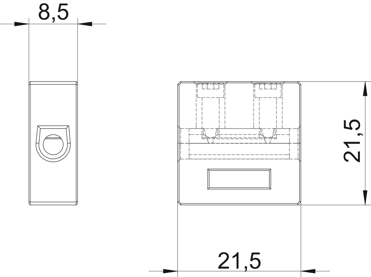 Klemmleiste 1p gr 41A Keramik 8,5mm Schraub