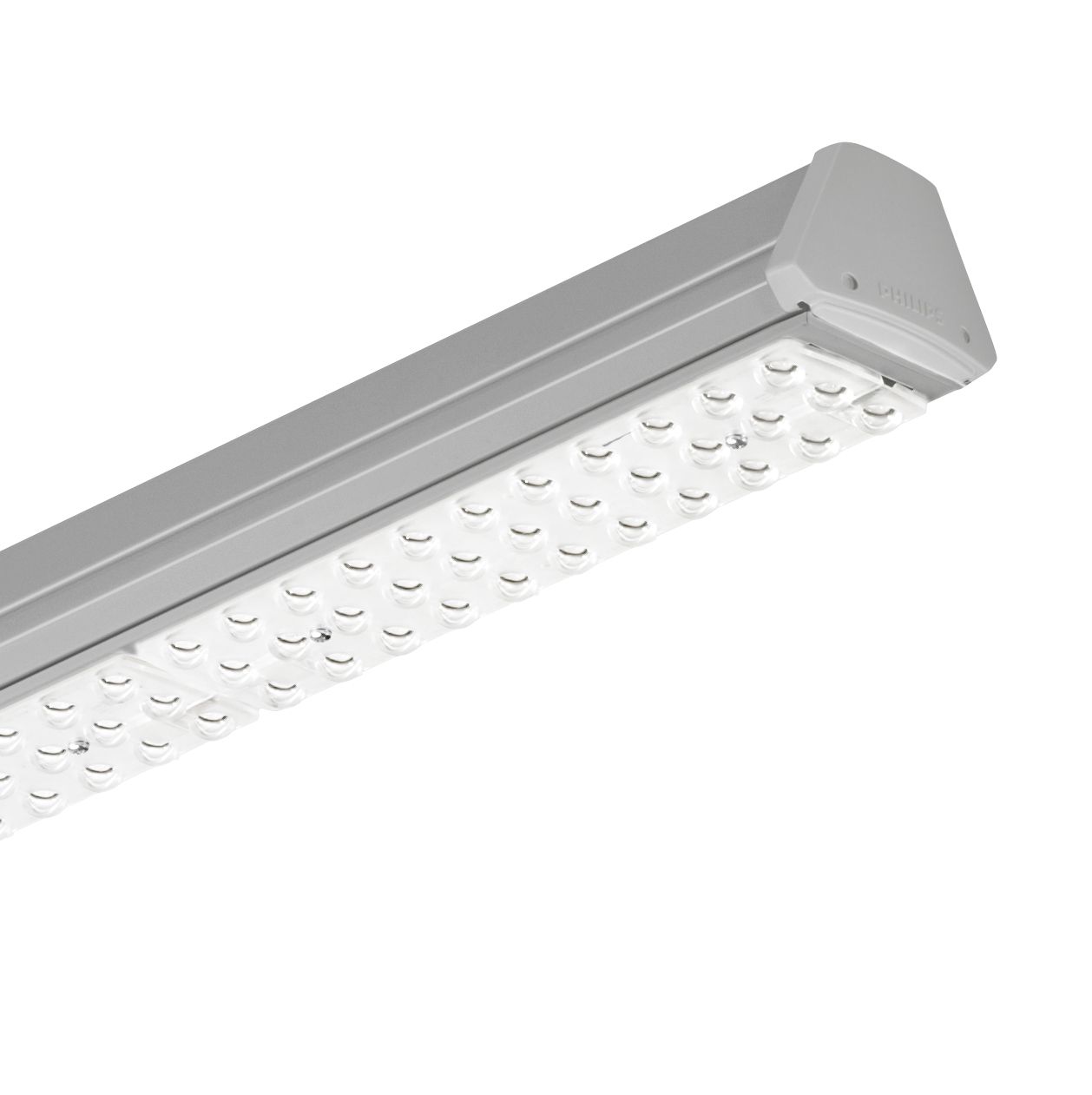 LED-Geräteträger 35W Maxos 3000K 5500lm 1LED elektr.Trafo IP20 si 63x1478x50mm