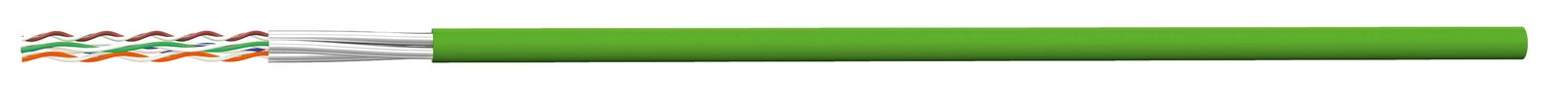 LAN-Kabel Cat7 Eca hfr 4 gn R1 Kl.1 Polyolefine Farbe Folie