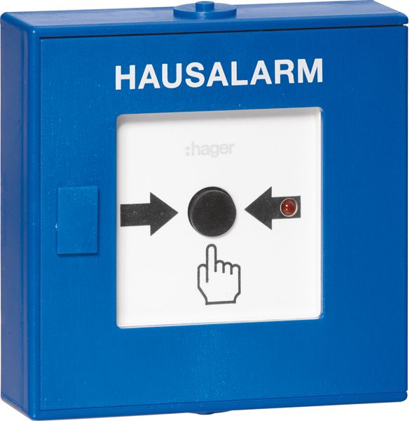 Hausalarm Mit Glasscheibe VdS m.Glasscheibe VdS anerkannt 95x125x25mm