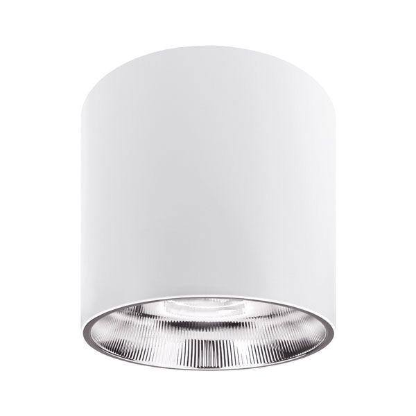 LED-Anbaustrahler 22W Topas 3000K 1910lm Konv 1LED Alu IP20 ws mt RF:hochglänzend