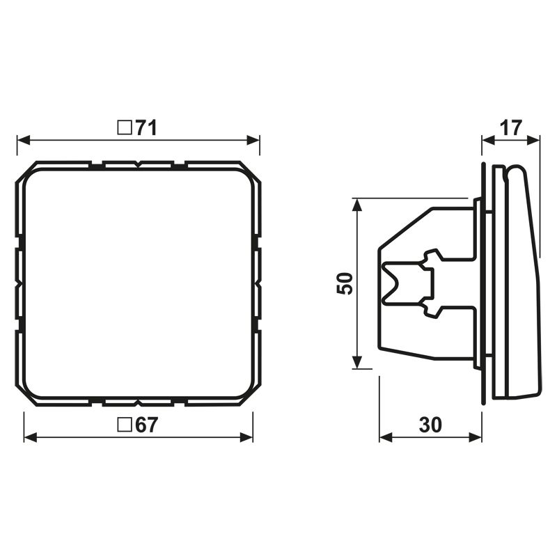 Steckdose 1f br glz CD UP Klappd IP20 vert