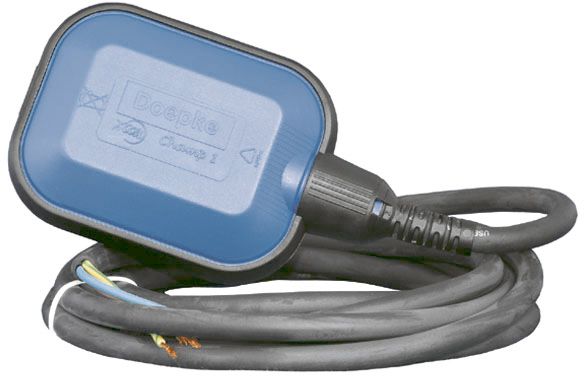 Schwimmerschalter 10m 230V IP68 10A horiz.Mont Montage horizontal