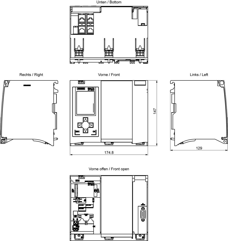 SPS-Steuerung modular 19,2-28,8VDC