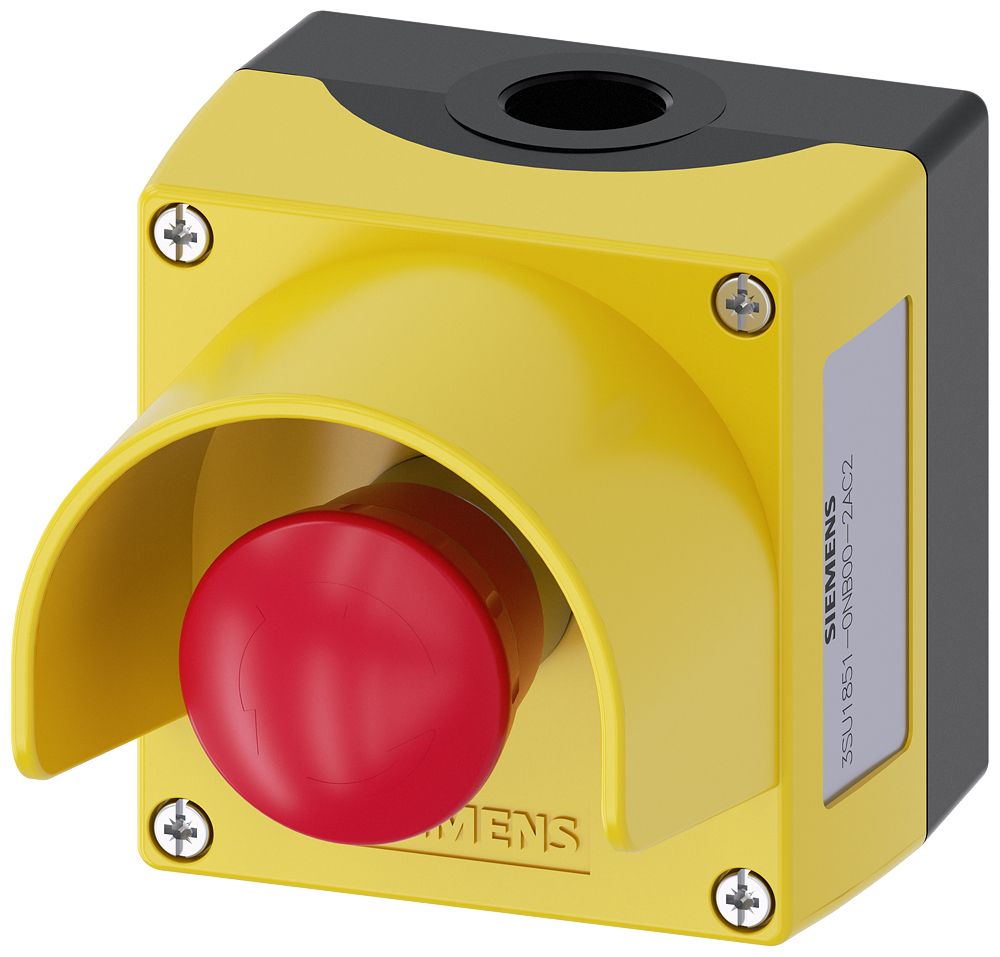 Befehls-/Meldegerät 1f 1tast Metall IP68