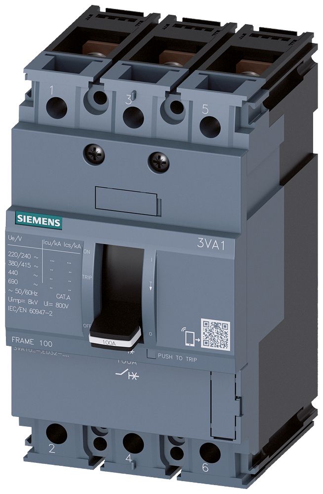 Leistungsschalter 20A 3p 20A/In IP40 Einb Festeinbau Schraub