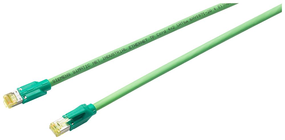 Patchkabel Cat6A S/FTP IP20 50m gn RJ45 Ölbeständig nach EN IEC 60811-404 1:1