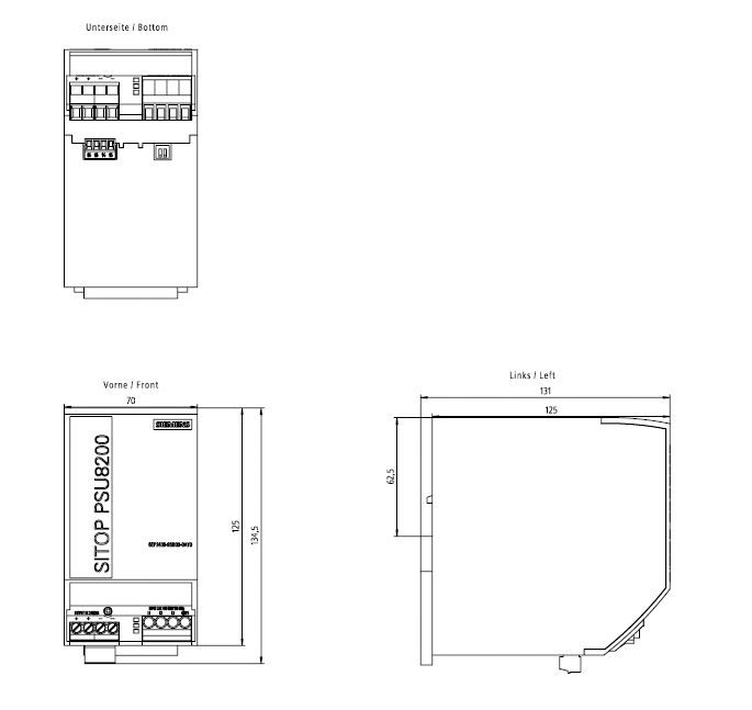 Gleichstromversorgung REG 24V 480W IP20 400VAC 20A f.Reiheneinb Kurzschlussf