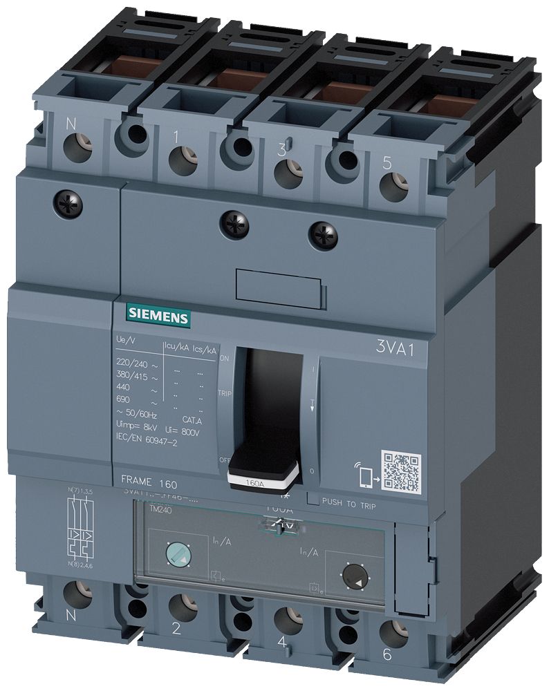 Leistungsschalter 16A 4p 1A/In IP40 opt.Motorantr Motorantrieb optional