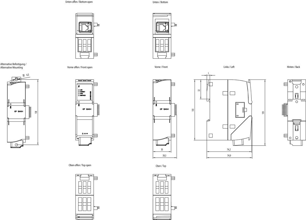 SPS-Kommunikations-Modul 1HW/IE