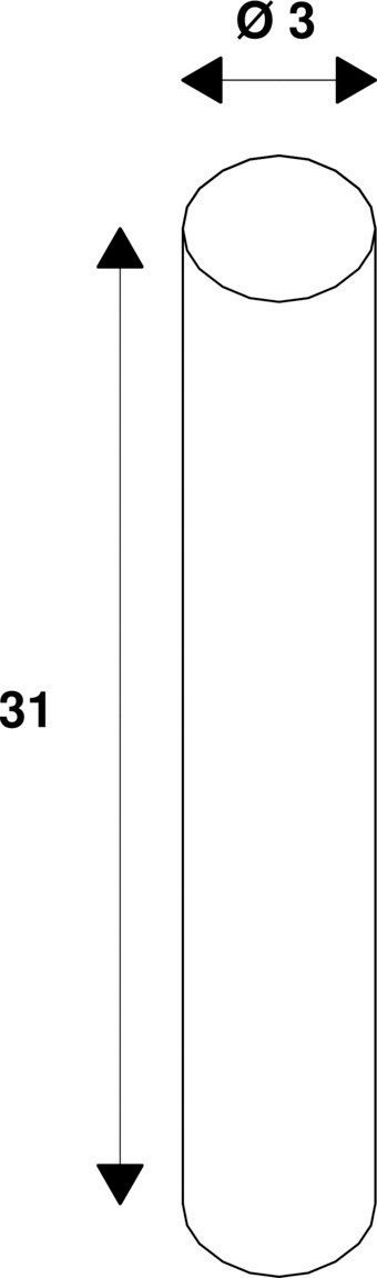 Stativ anth Alu Ø30mm H310mm