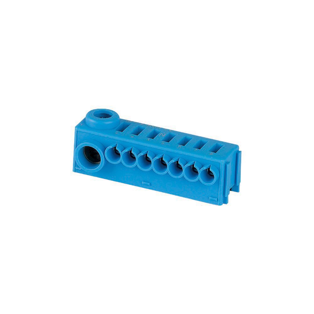 Klemmleiste 1p bl 63A 2,5-25qmm Thermopl Direktmont 55mm Schraub Steckanschl