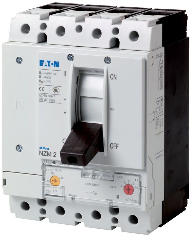 Leistungsschalter 80A 4p 80A/In IP20 opt.Motorantr Motorantrieb optional