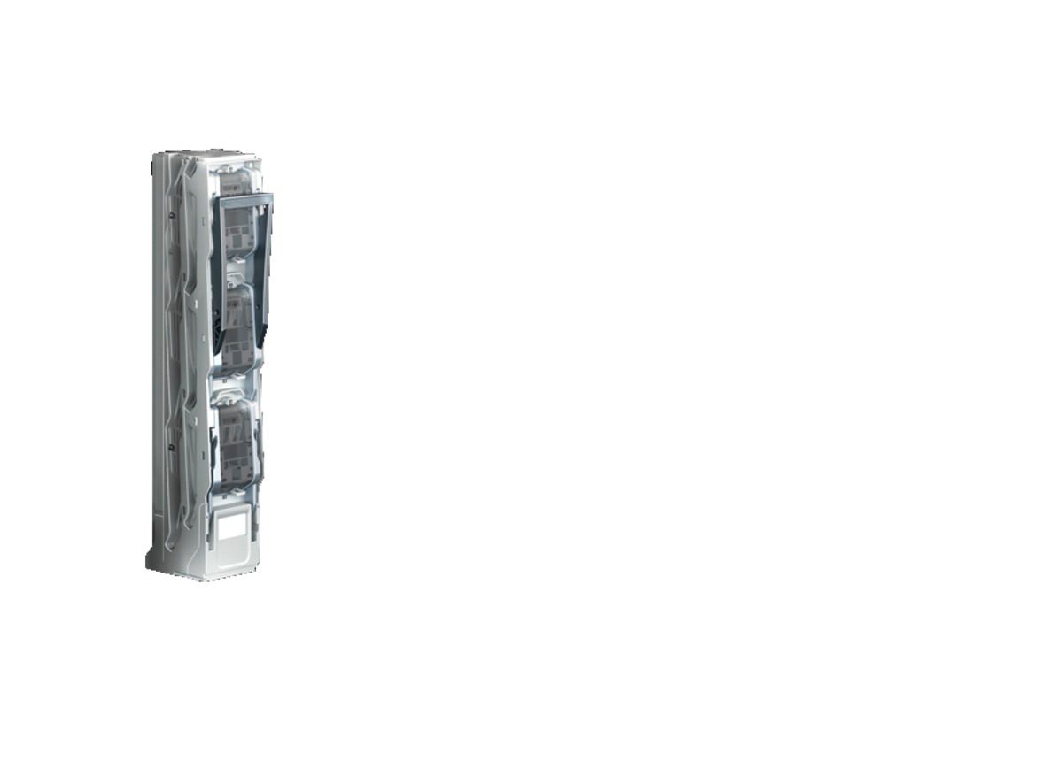 Sicherungsleiste NH1 3p 250A Abst.185mm Schienenmittenabstand 185 mm Bolzen